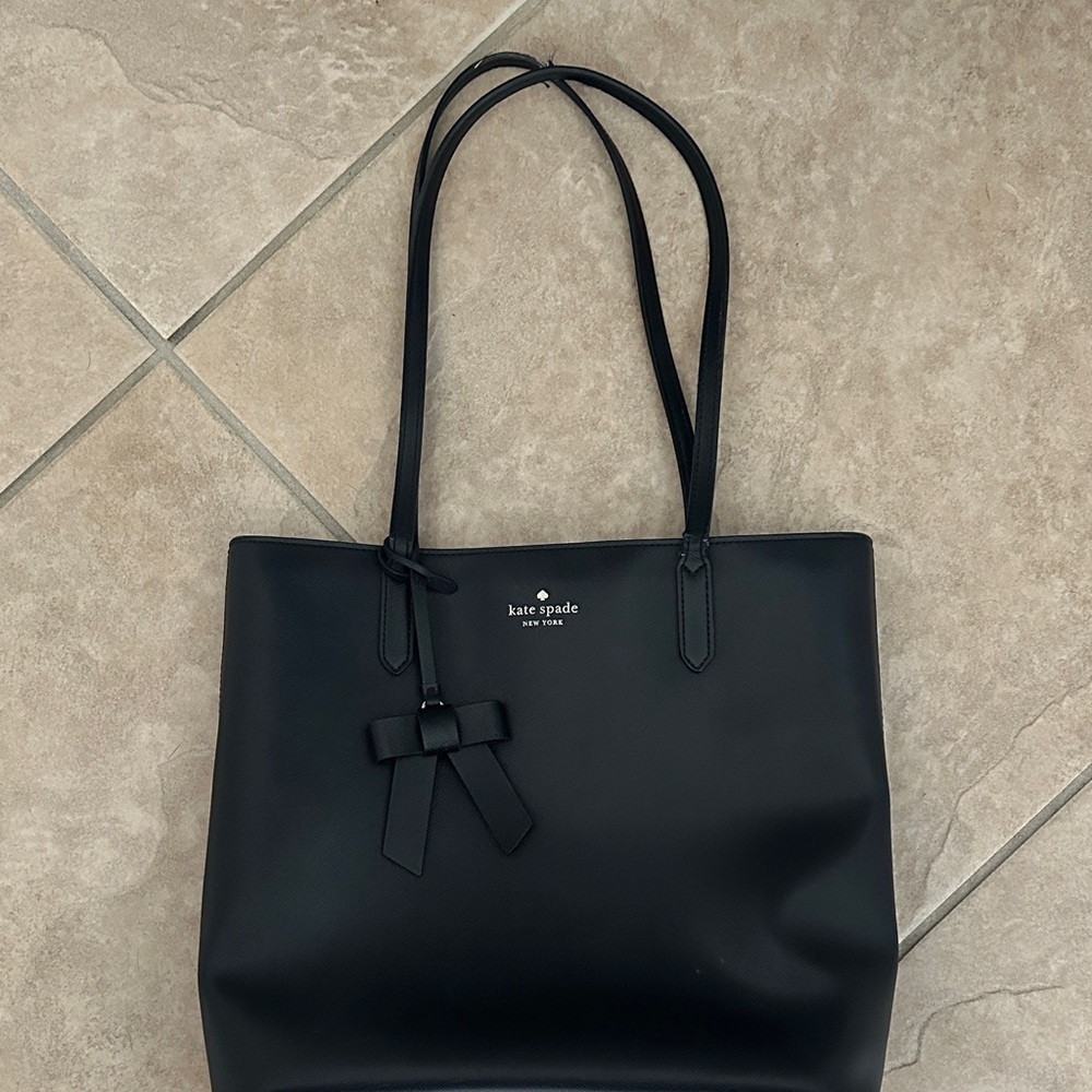 Kate Spade Elegant Black Tote with Bow